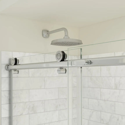 Odyssey SC 48" x 32" x 78" 8mm Sliding Shower Door for Corner Installation with Clear glass in Chrome - Plumbing Market