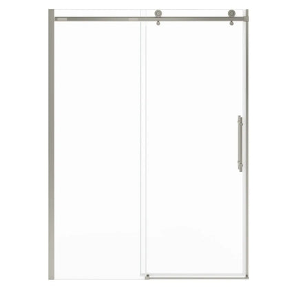 Odyssey SC 57-59 ½ x 78in. 8 mm Sliding Shower Door for Alcove Installation with Clear glass in Brushed Nickel - Plumbing Market