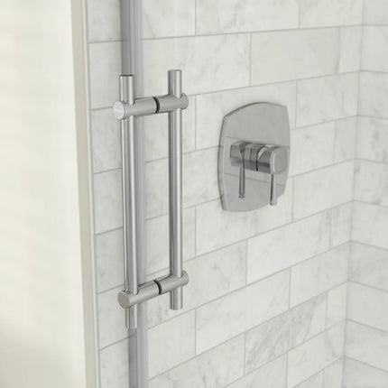 Odyssey SC 57-59 ½ x 78in. 8 mm Sliding Shower Door for Alcove Installation with Clear glass in Chrome - Plumbing Market