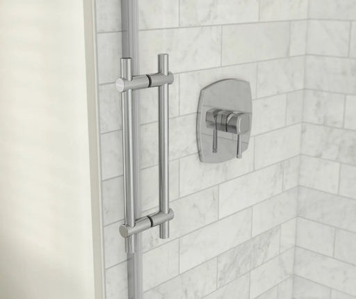 Odyssey SC 57-59 ½ x 78in. 8 mm Sliding Shower Door for Alcove Installation with Clear glass in Chrome - Plumbing Market