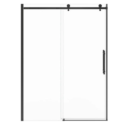 Odyssey SC 57-59 ½ x 78in. 8 mm Sliding Shower Door for Alcove Installation with Clear glass in Matte Black - Plumbing Market