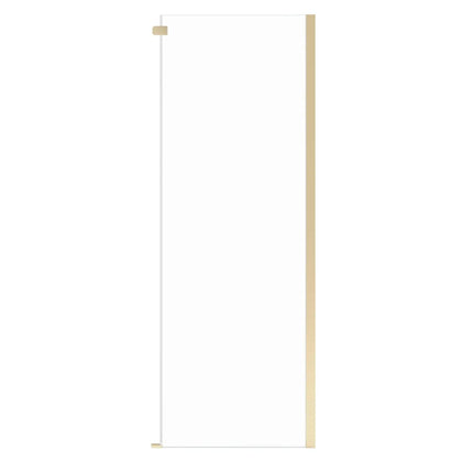 Odyssey SC Return Panel for 32 in. Base in Clear glass in Brushed Gold - Plumbing Market
