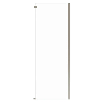 Odyssey SC Return Panel for 32 in. Base in Clear glass in Brushed Nickel - Plumbing Market