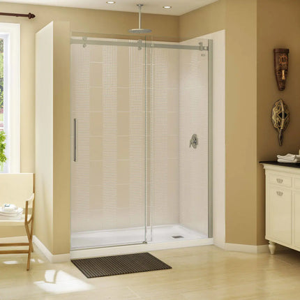 Olympia Square 6032 Acrylic Alcove or Corner Shower Base in White with Left-Hand Drain - Plumbing Market