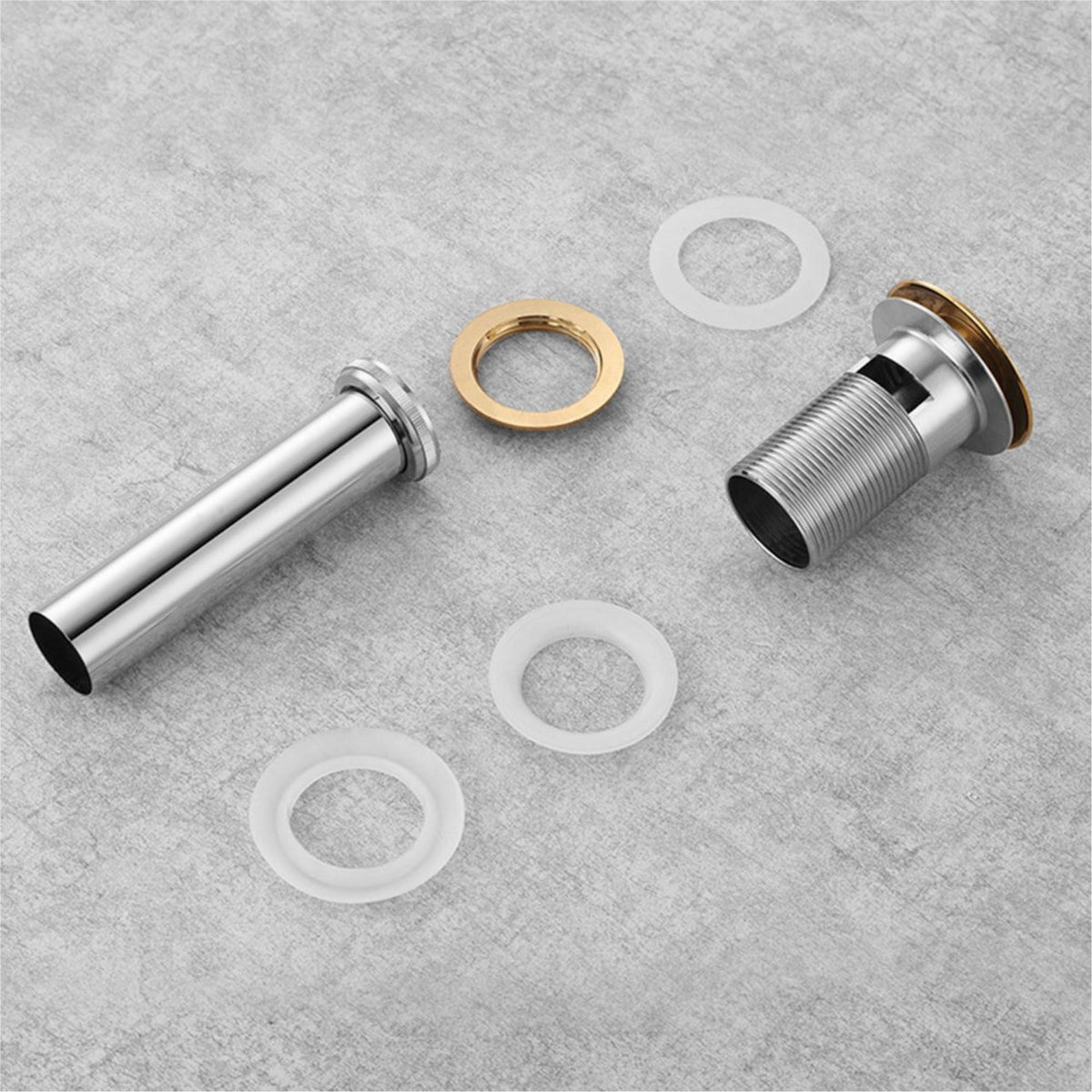 KubeBath Solid Brass Construction Pop-Up Drain With Overflow - Bronze (P101-BRZ) view 2