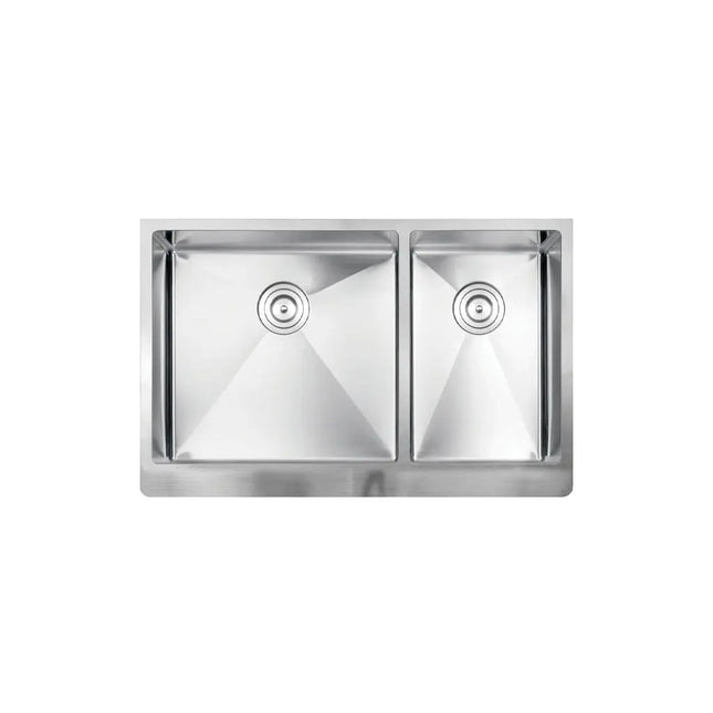 POLTEN DOPPELT 16R - 32-7/8"x19-1/2"x10" WITH STRAINERS AND BOTTOM GRIDS - Plumbing Market