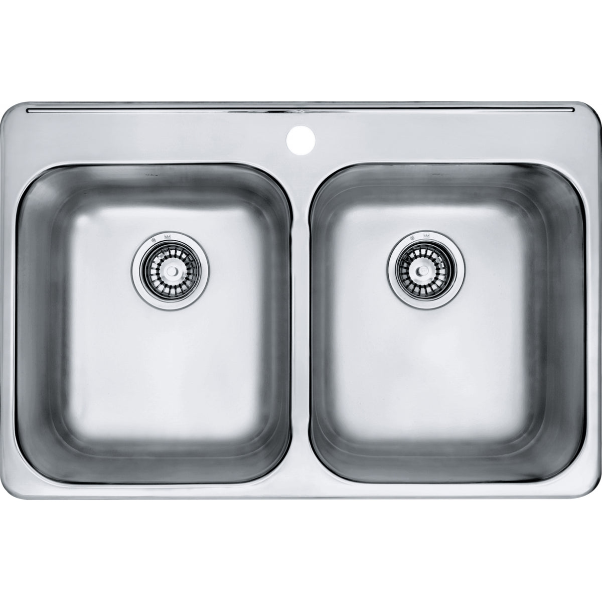 Kindred Reginox 31.25" drop-in stainless steel kitchen sink RDL2031-1