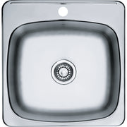 Kindred Reginox 20.13" drop-in stainless steel kitchen sink RSL2020-1