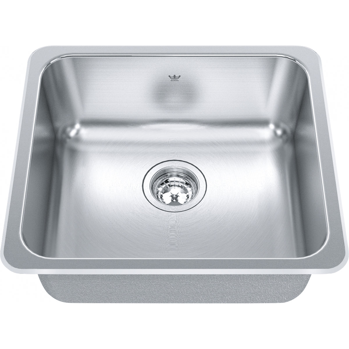 Kindred Steel Queen 20.13" drop-in stainless steel kitchen sink QSA1820-8