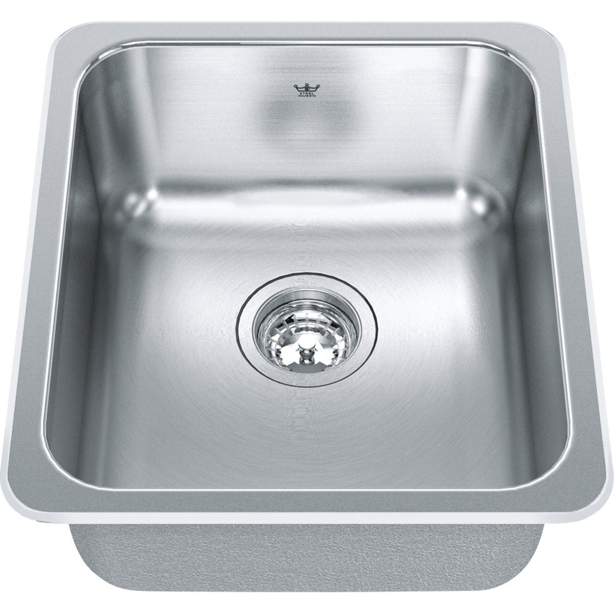 Kindred Steel Queen 16.13" drop-in stainless steel kitchen sink QSA1816-8