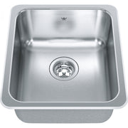 Kindred Steel Queen 16.13" drop-in stainless steel kitchen sink QSA1816-8