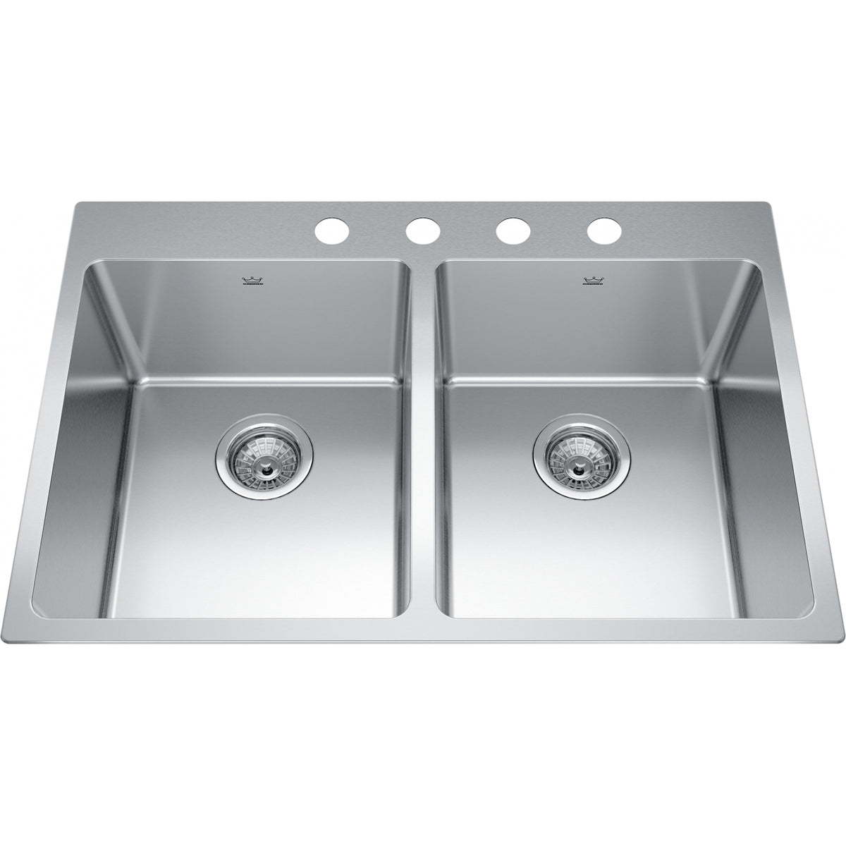 Kindred Brookmore 31" drop-in stainless steel kitchen sink BDL2131-9-4