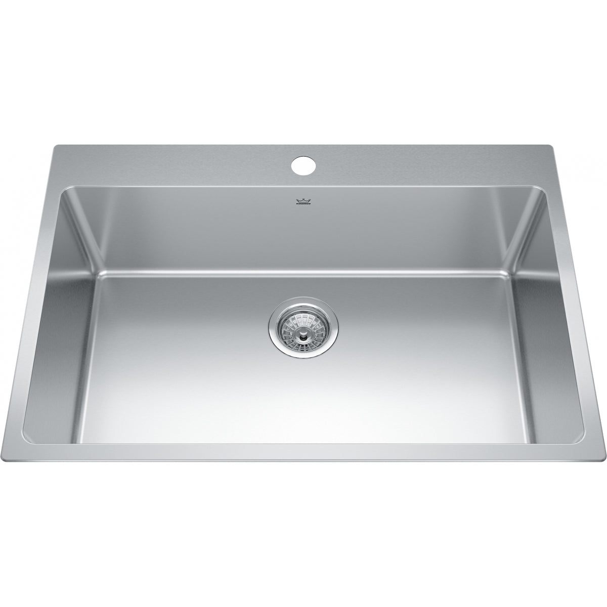 Kindred Brookmore 31" drop-in stainless steel kitchen sink BSL2131-9-1