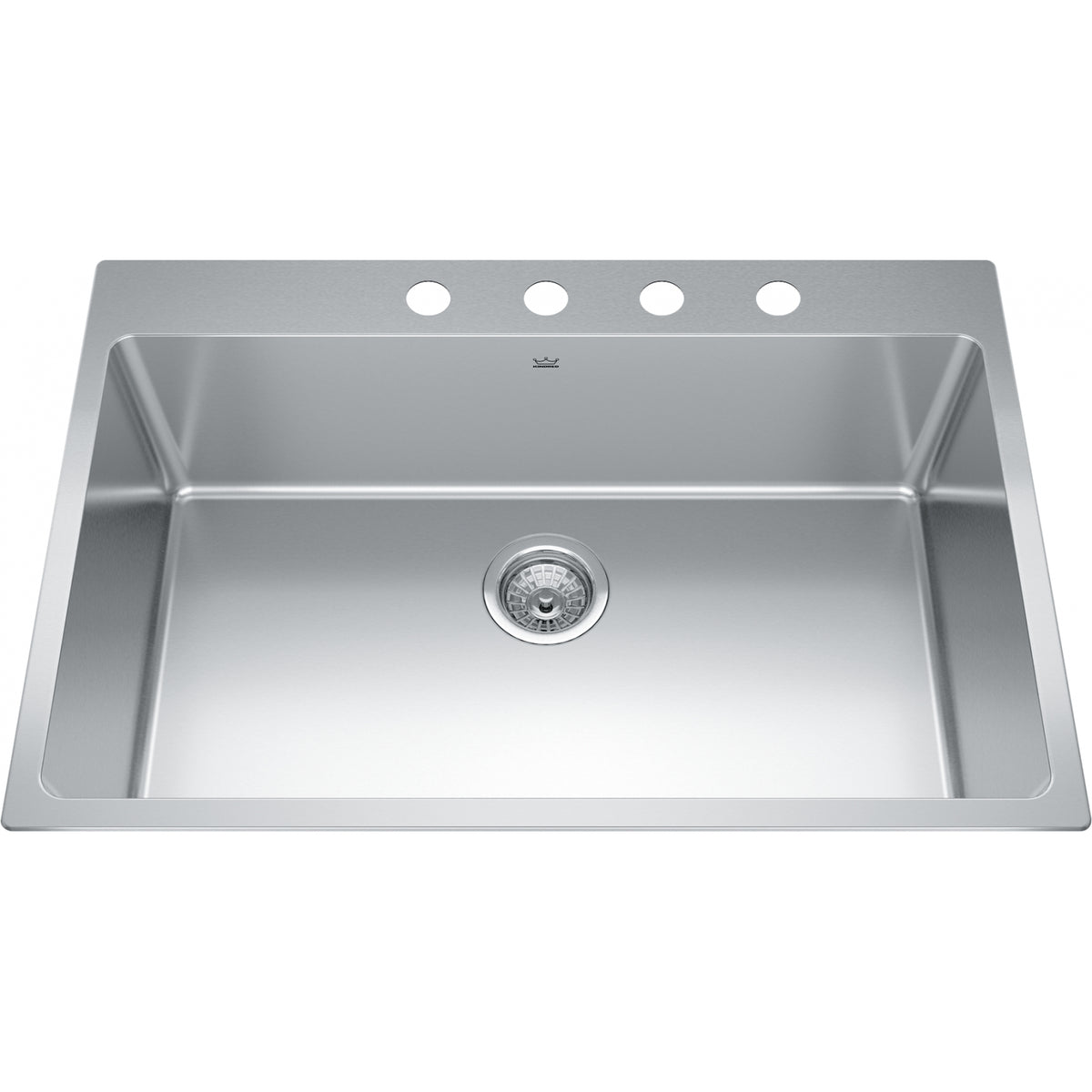 Kindred Brookmore 31" drop-in stainless steel kitchen sink BSL2131-9-4