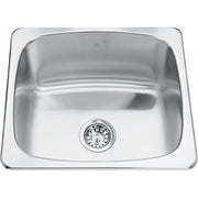 Kindred Steel Queen 20.13" drop-in stainless steel kitchen sink QS1820-10
