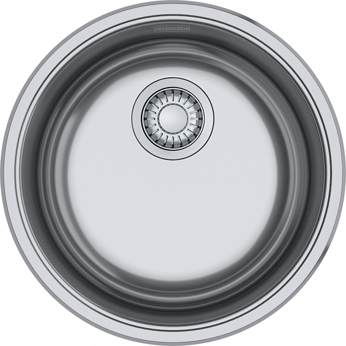 Franke Rondo 17.12" dual mount stainless steel kitchen sink RBX110-S