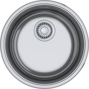 Franke Rondo 17.12" dual mount stainless steel kitchen sink RBX110-S