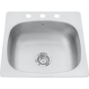 Kindred Reginox 20.13" drop-in stainless steel kitchen sink PSL5251-3
