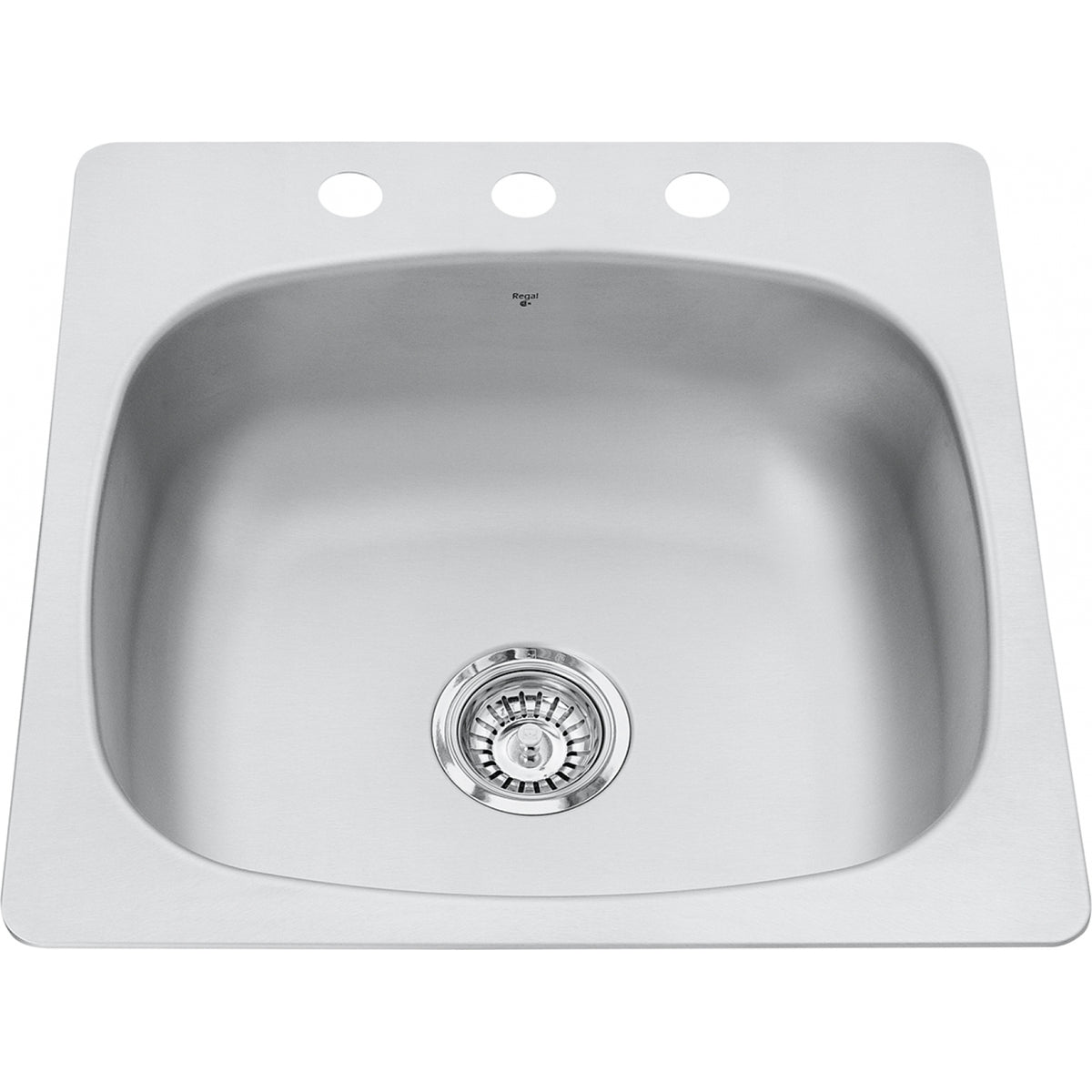 Kindred Reginox 20.13" drop-in stainless steel kitchen sink PSL5251-3