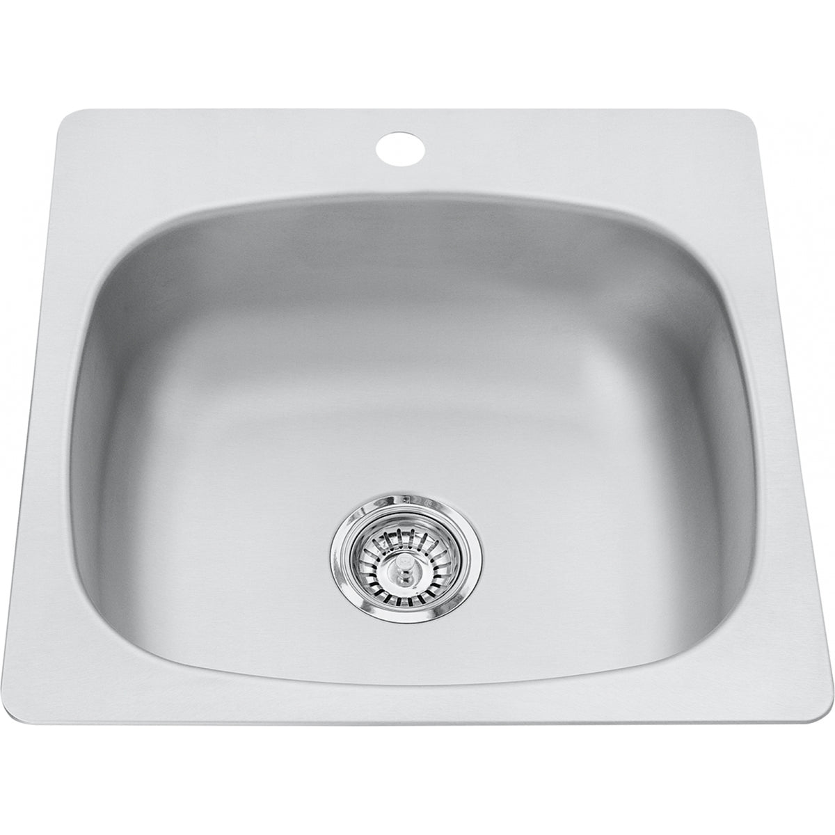 Kindred Reginox 20.13" drop-in stainless steel kitchen sink PSL5251-1