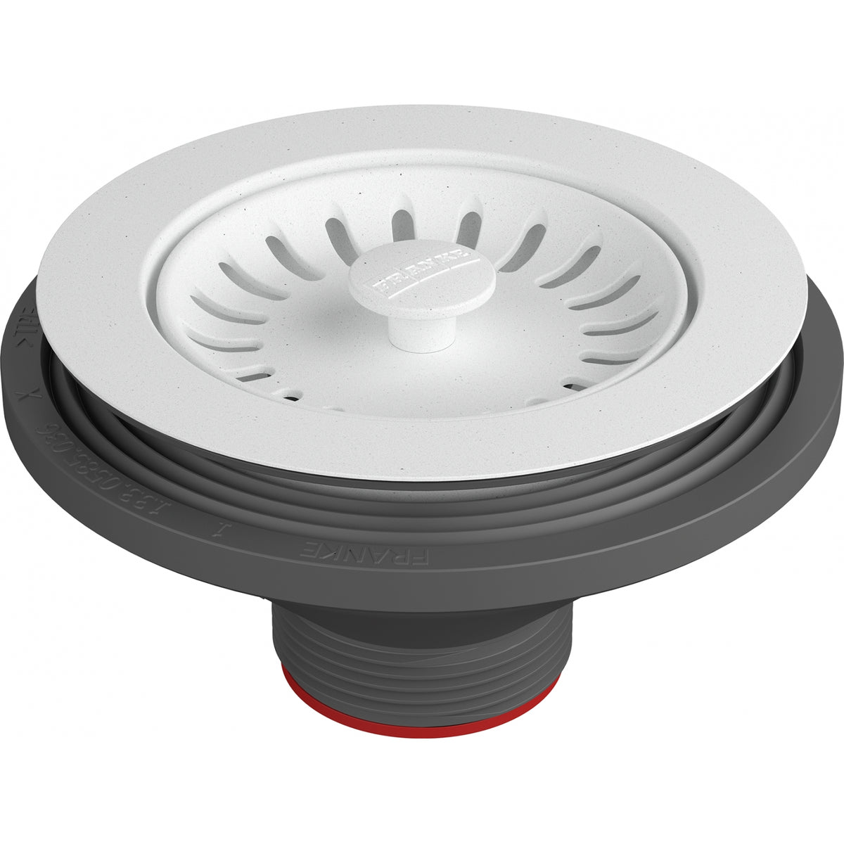Franke Sink Strainer Assembly 900 in Polar White