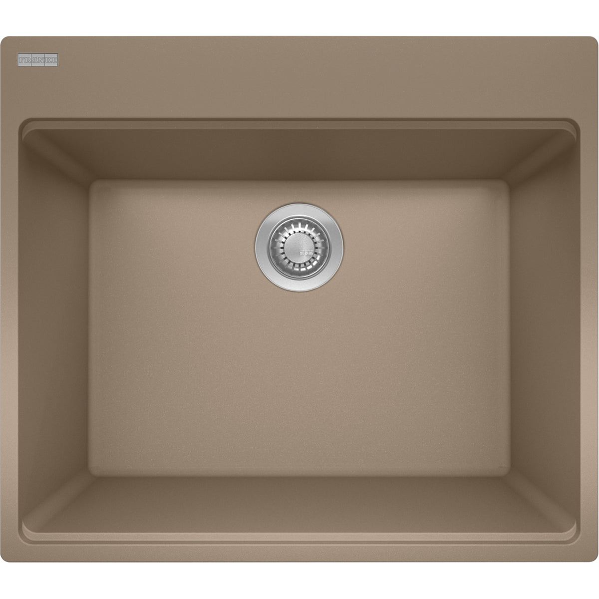 Franke Maris 25" dual mount fragranite kitchen sink MAG61023L in Oyster