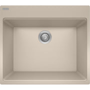Franke Maris 25" dual mount fragranite kitchen sink MAG61023L in Champagne