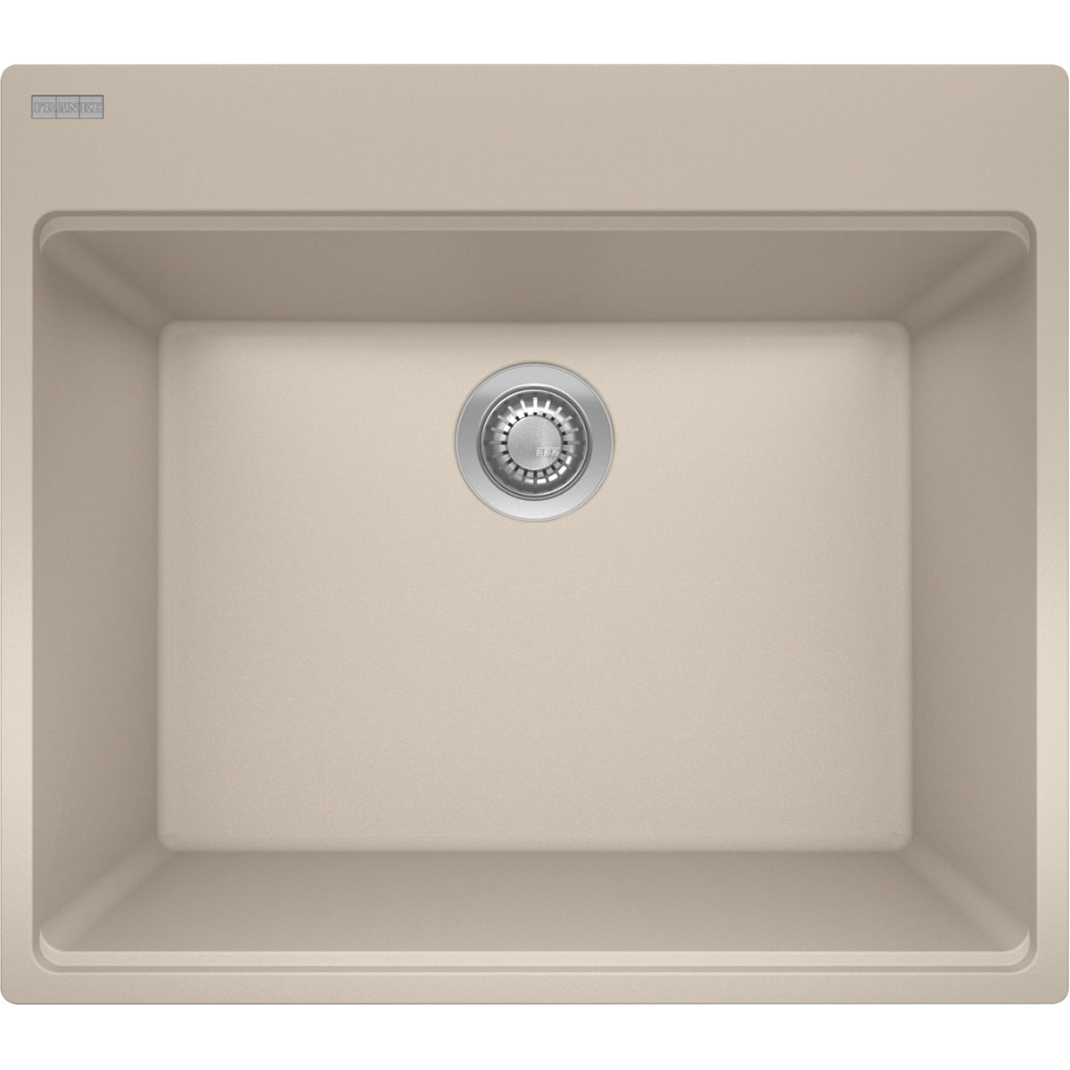 Franke Maris 25" dual mount fragranite kitchen sink MAG61023L in Champagne
