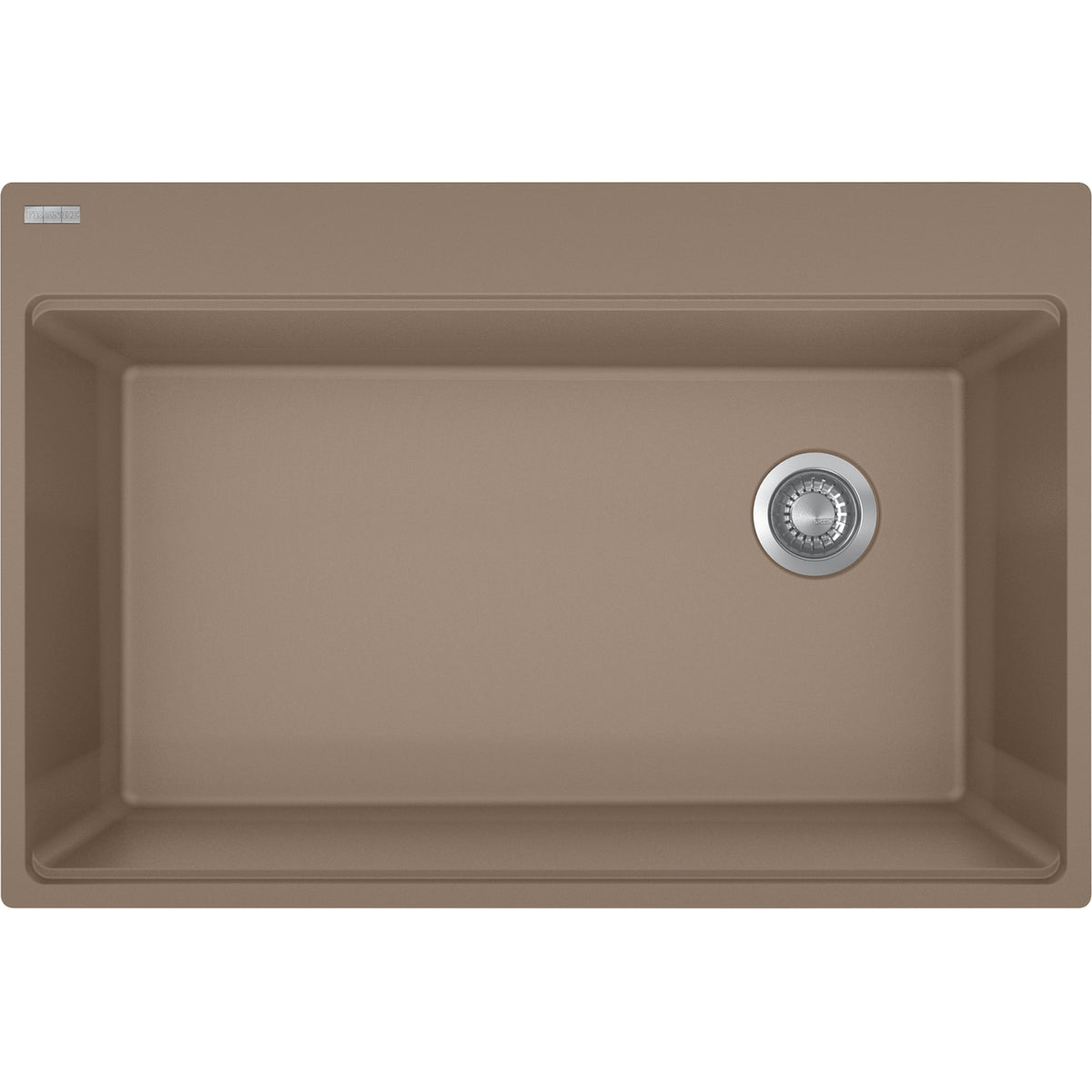 Franke Maris 33" dual mount fragranite kitchen sink MAG61031OW in Oyster
