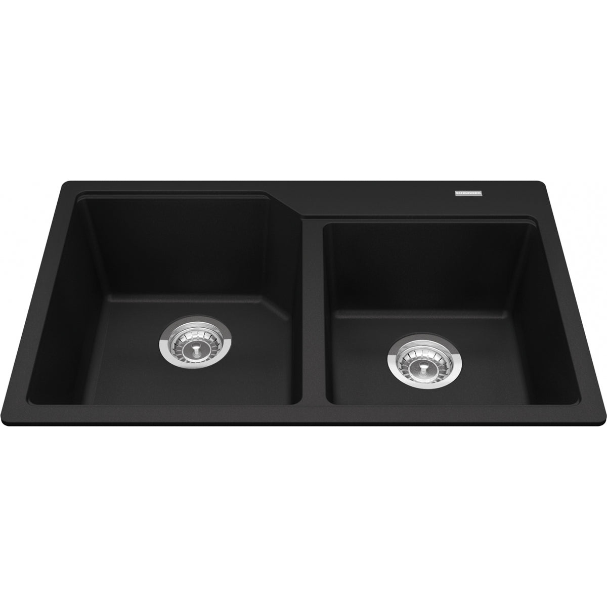 Kindred Urban 31" drop-in fragranite kitchen sink MGCM2031-9 in Matte Black