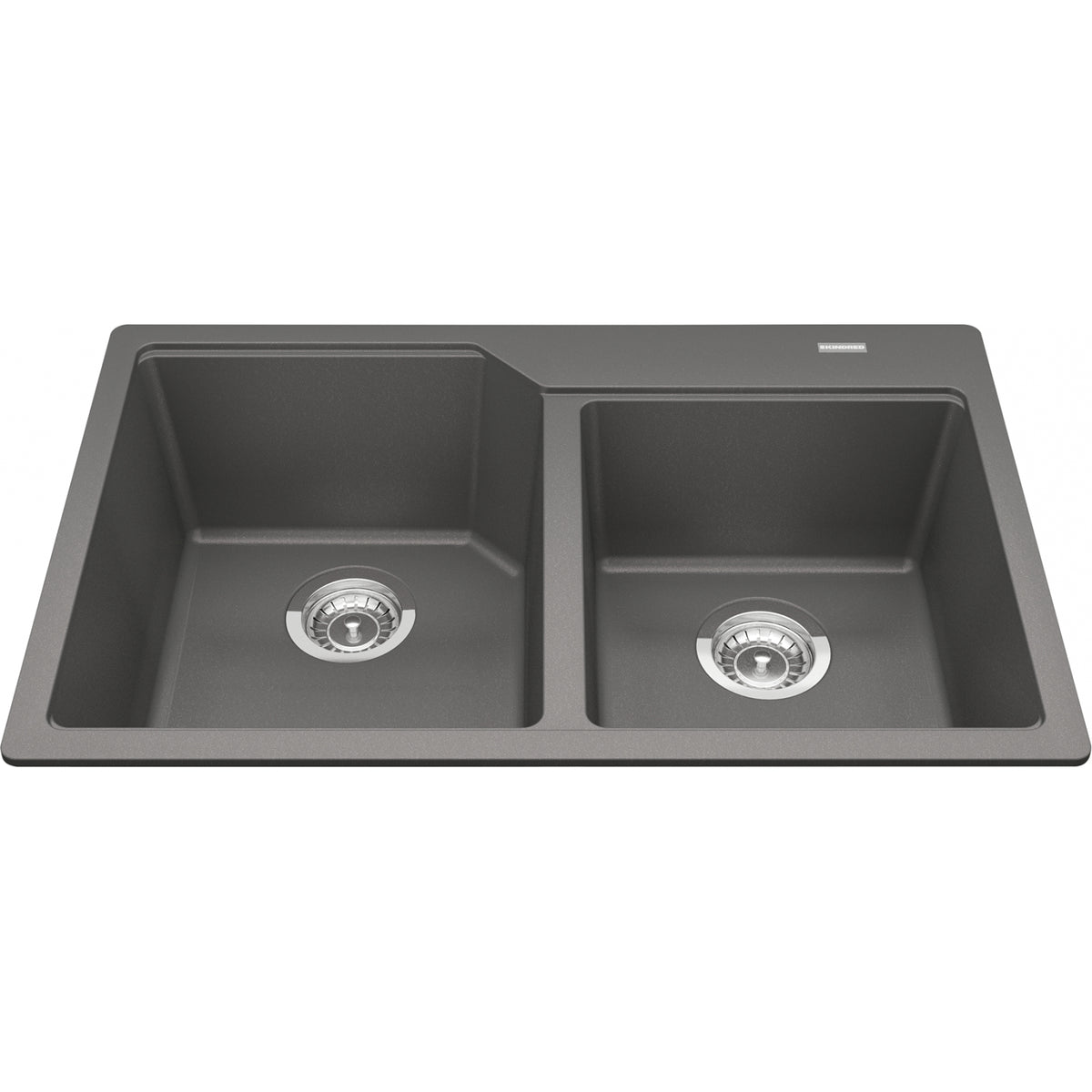 Kindred Urban 31" drop-in fragranite kitchen sink MGCM2031-9 in Stone Grey