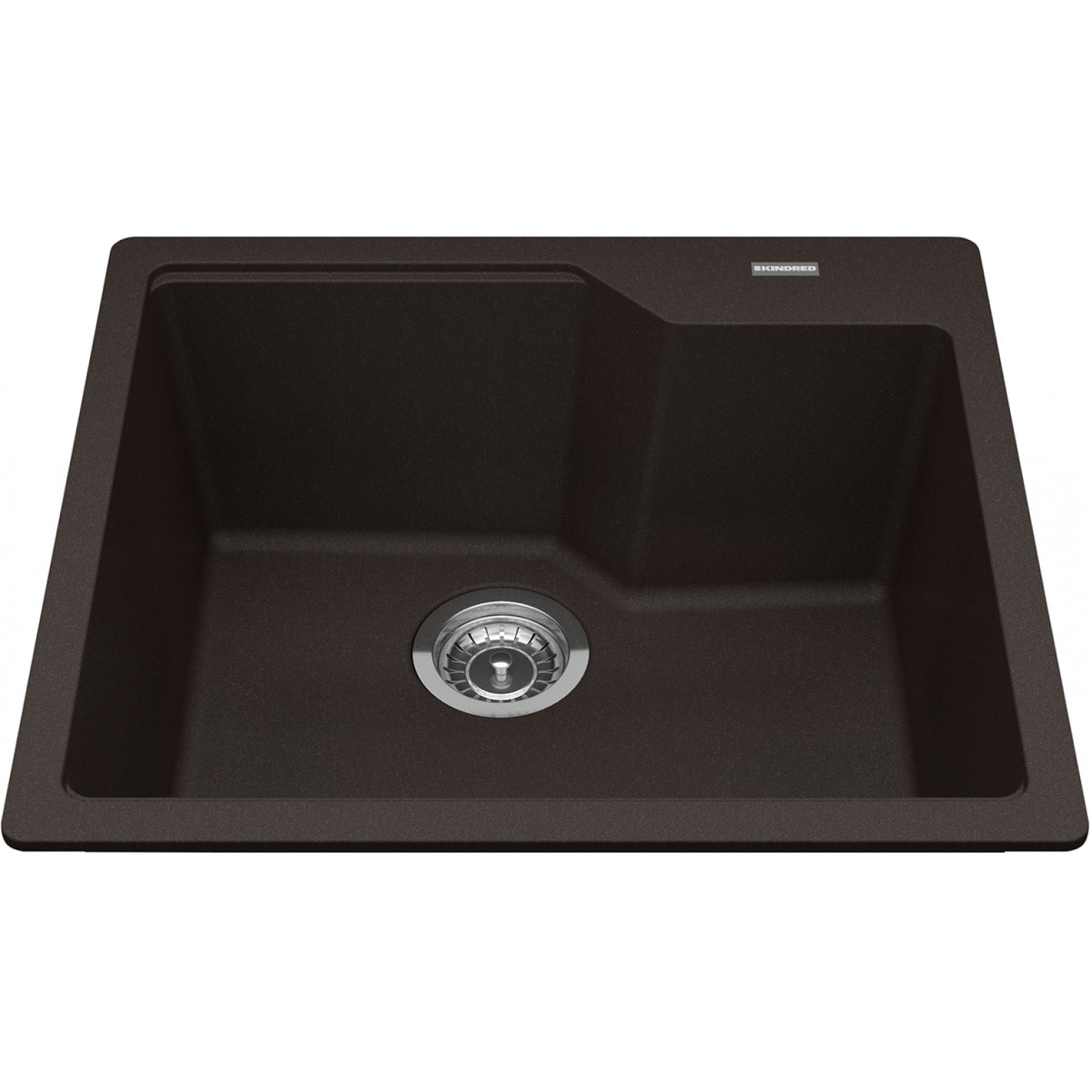 Kindred Urban 22" drop-in fragranite kitchen sink MGSM2022-9 in Mocha