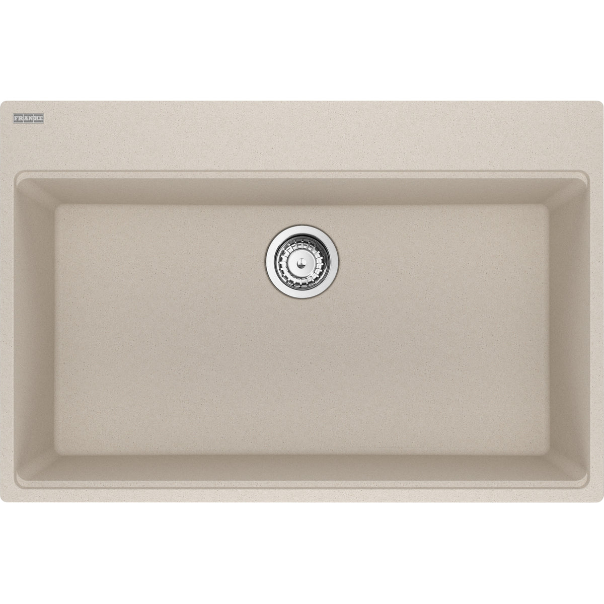 Franke Maris 33" dual mount fragranite kitchen sink MAG61031 in Champagne