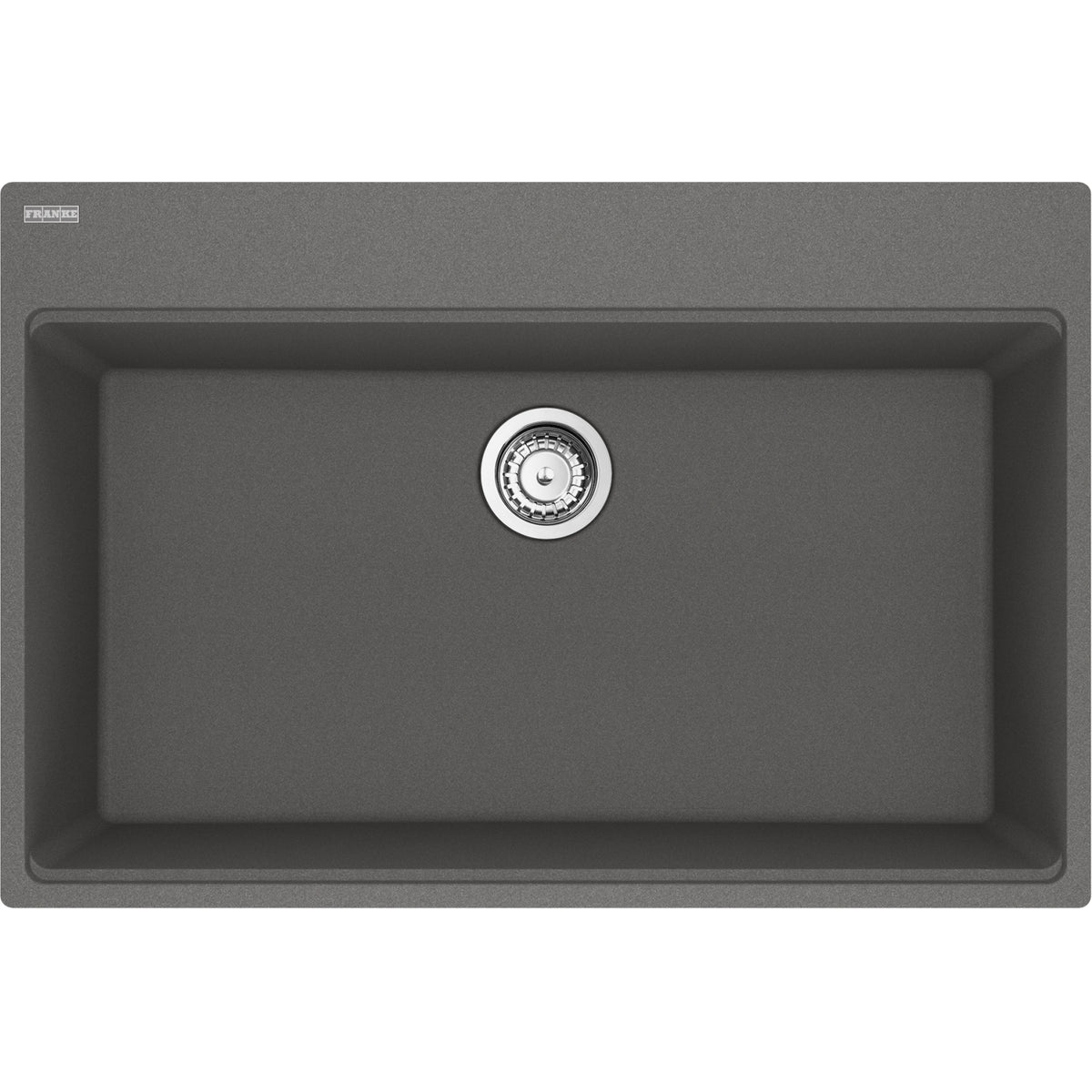 Franke Maris 33" dual mount fragranite kitchen sink MAG61031 in Stone Grey