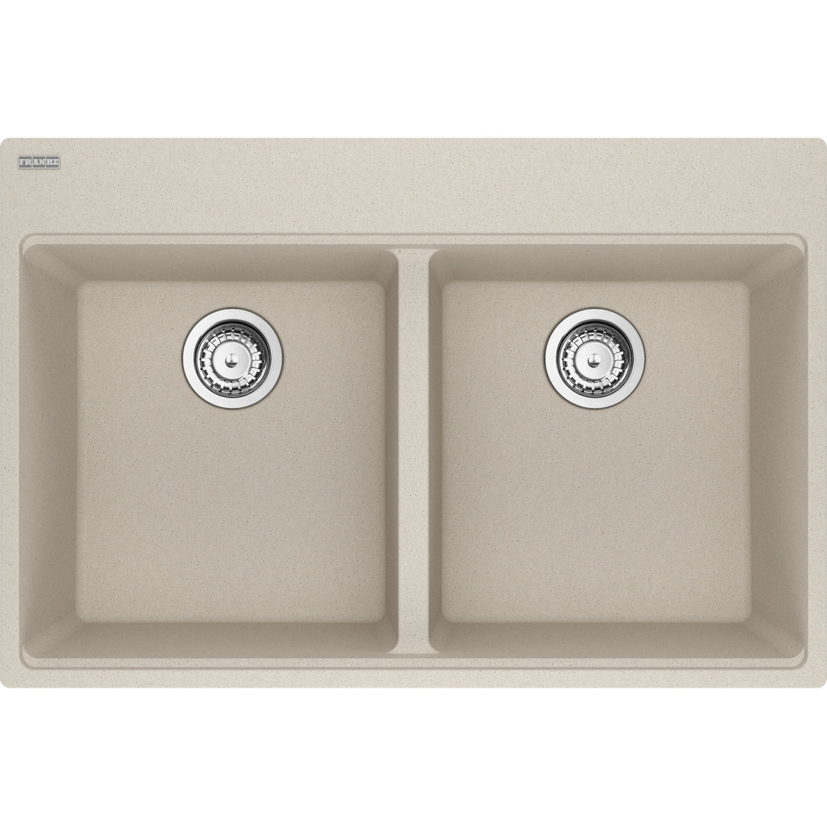 Franke Maris 33" dual mount fragranite kitchen sink MAG6201515 in Champagne