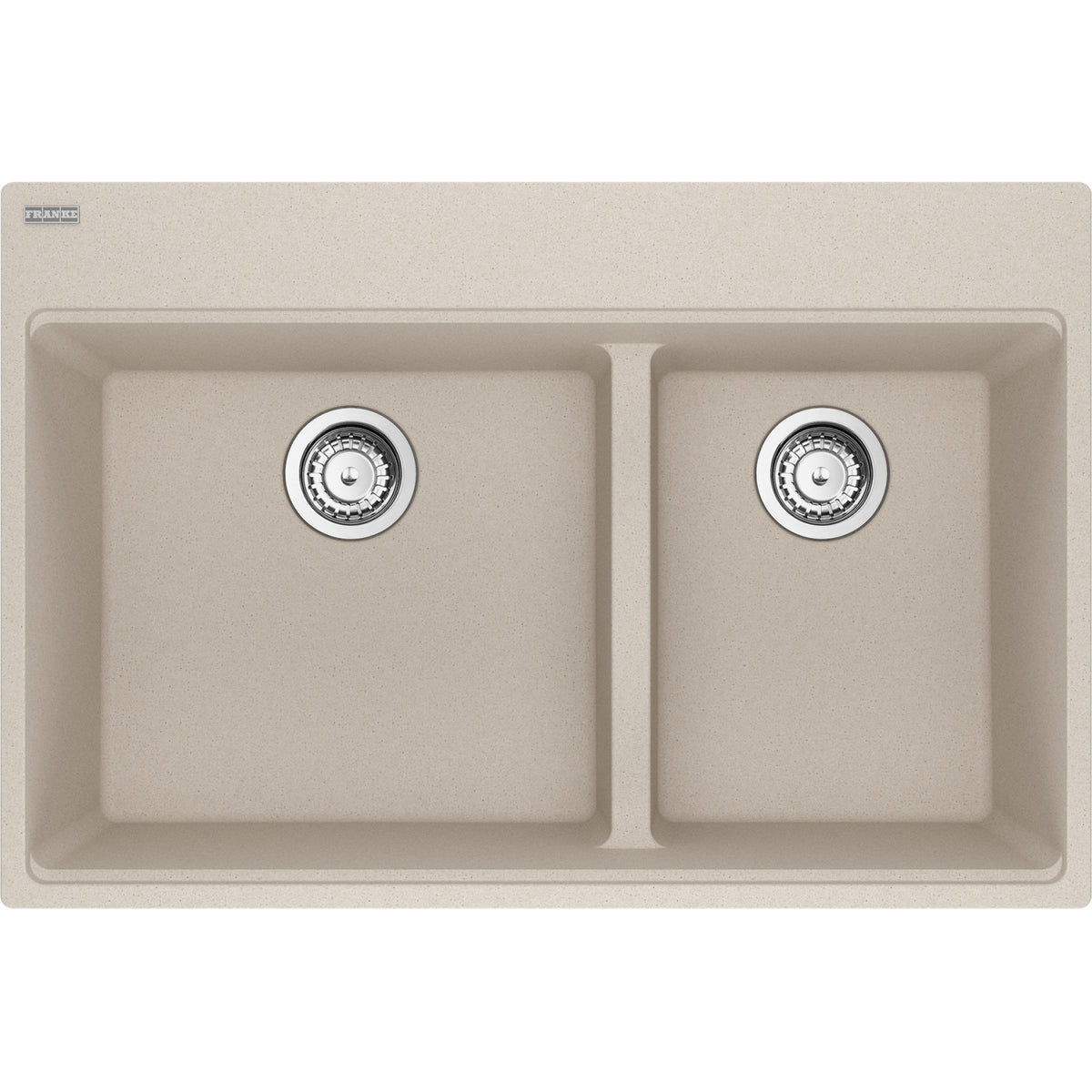 Franke Maris 33" dual mount fragranite kitchen sink MAG6601812LD in Champagne