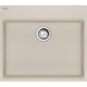 Franke Maris 25" dual mount fragranite kitchen sink MAG61023ADA in Champagne
