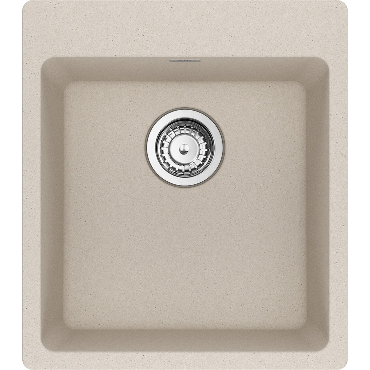 Franke Maris 17.31" dual mount fragranite kitchen sink MAG61015 in Champagne