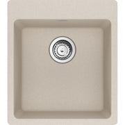 Franke Maris 17.31" dual mount fragranite kitchen sink MAG61015 in Champagne