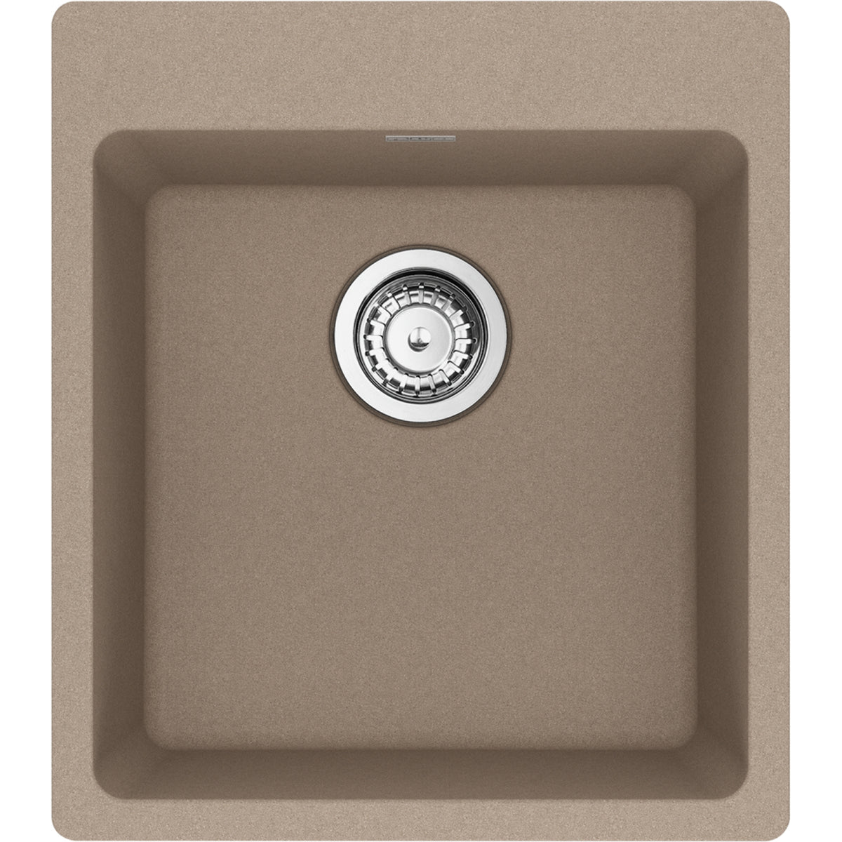 Franke Maris 17.31" dual mount fragranite kitchen sink MAG61015 in Oyster
