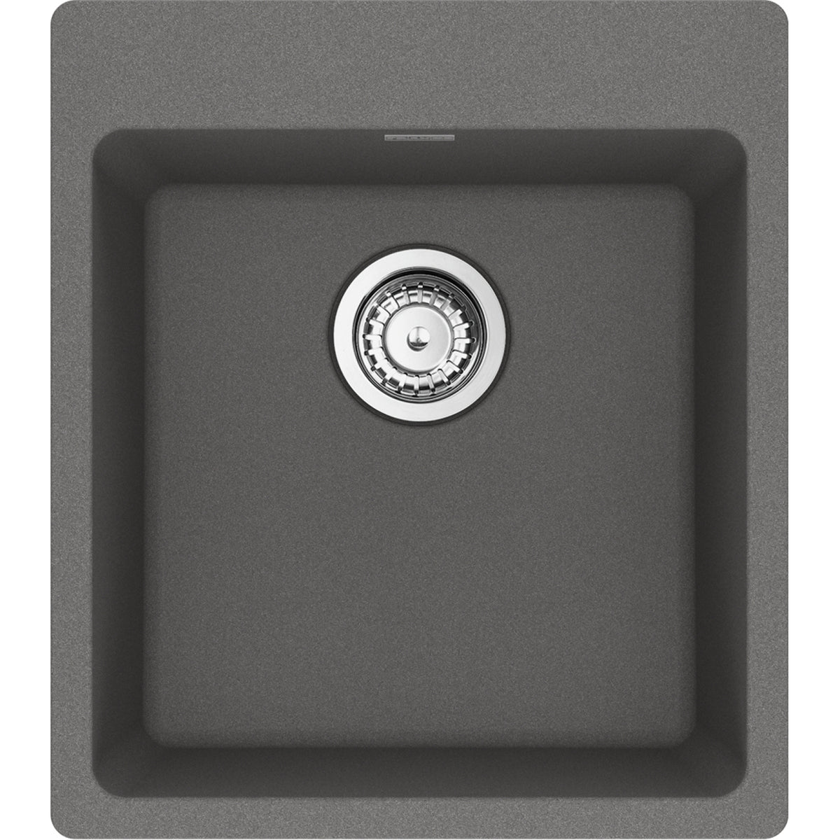 Franke Maris 17.31" dual mount fragranite kitchen sink MAG61015 in Stone Grey