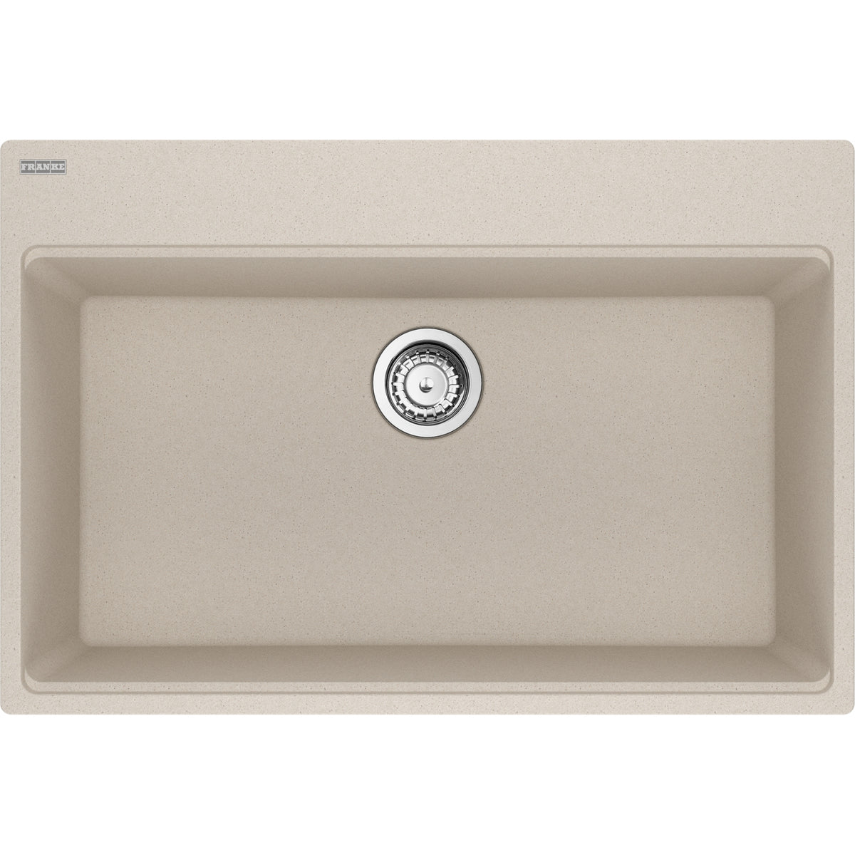 Franke Maris 31" dual mount fragranite kitchen sink MAG61029 in Champagne