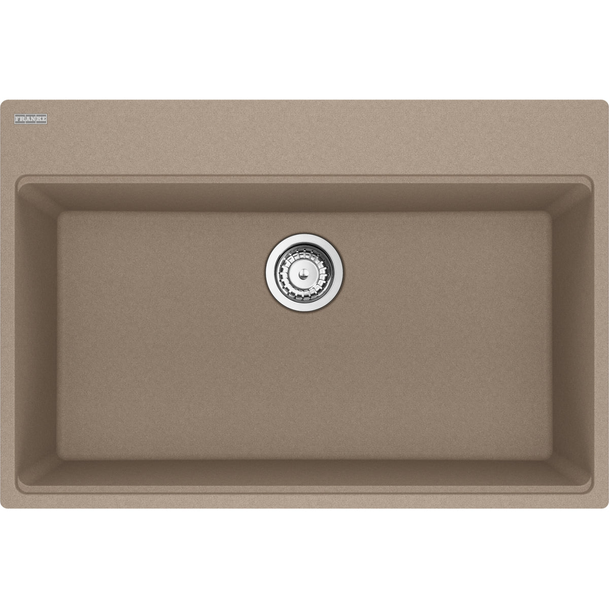 Franke Maris 31" dual mount fragranite kitchen sink MAG61029 in Oyster