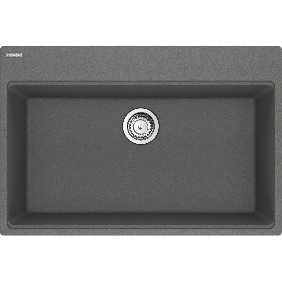Franke Maris 31" dual mount fragranite kitchen sink MAG61029 in Stone Grey