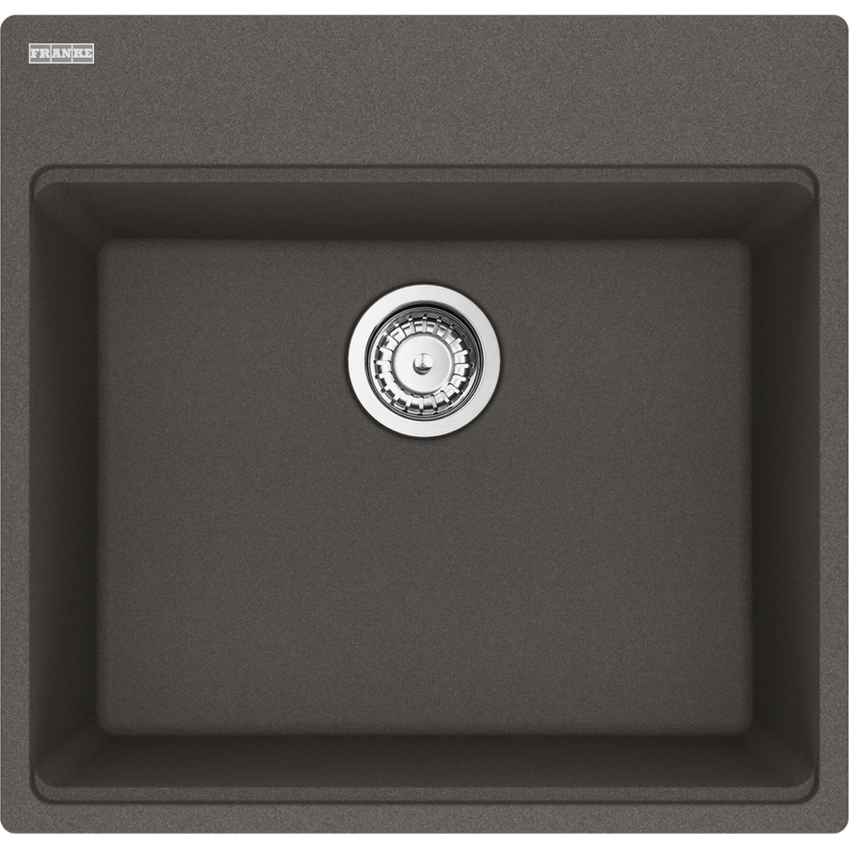Franke Maris 21.63" dual mount fragranite kitchen sink MAG61020 in Slate Grey