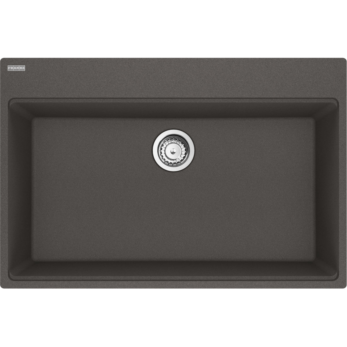 Franke Maris 33" dual mount fragranite kitchen sink MAG61031 in Slate Grey