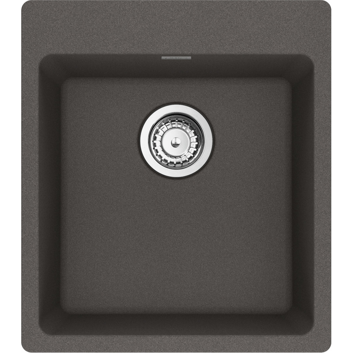Franke Maris 17.31" dual mount fragranite kitchen sink MAG61015 in Slate Grey