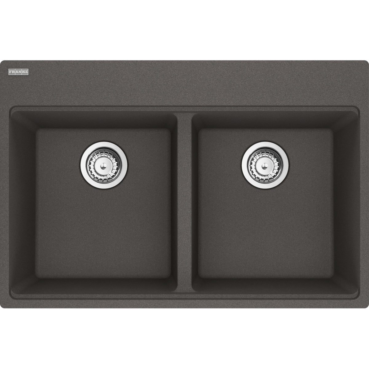 Franke Maris 31" dual mount fragranite kitchen sink MAG6201414 in Slate Grey