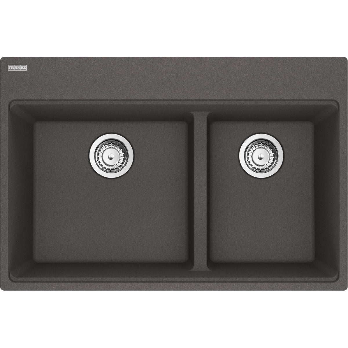 Franke Maris 31" dual mount fragranite kitchen sink MAG6601611LD in Slate Grey