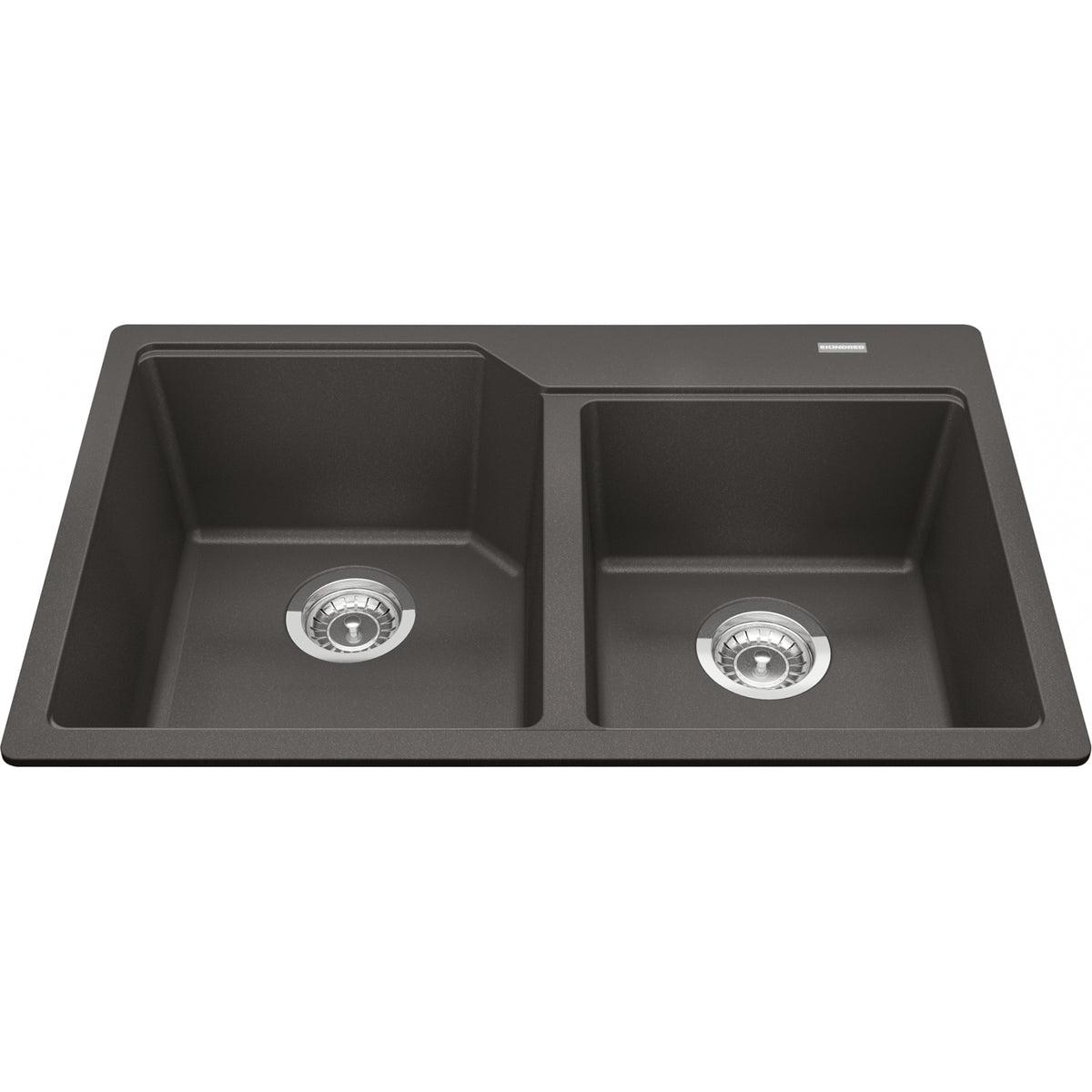 Kindred Urban 31" drop-in fragranite kitchen sink MGCM2031-9 in Slate Grey